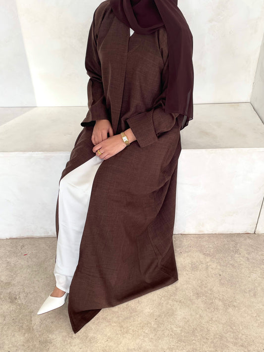 V-Cut Cloak - ‘Brown’