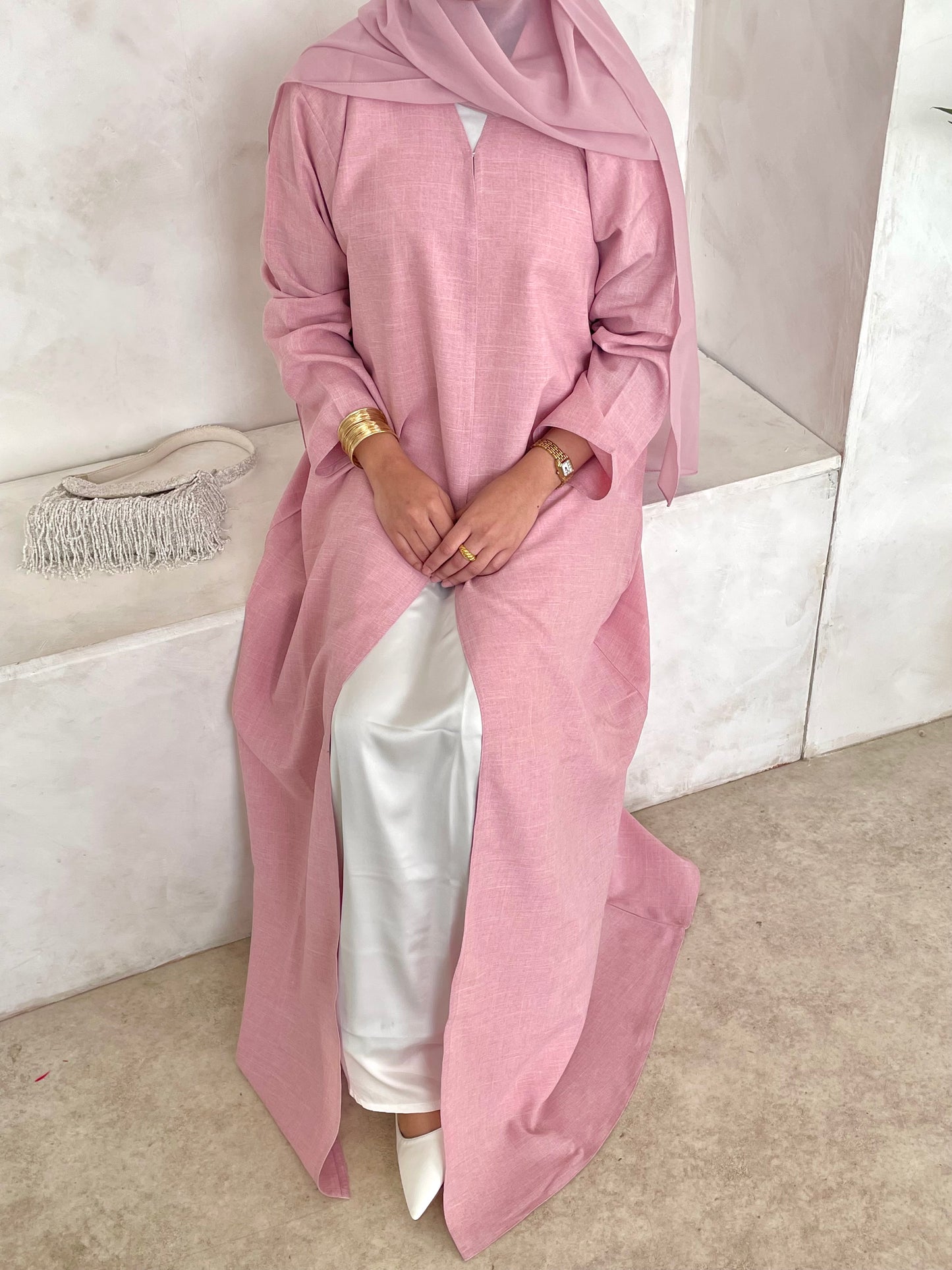 V-Cut Cloak - ‘Pink’