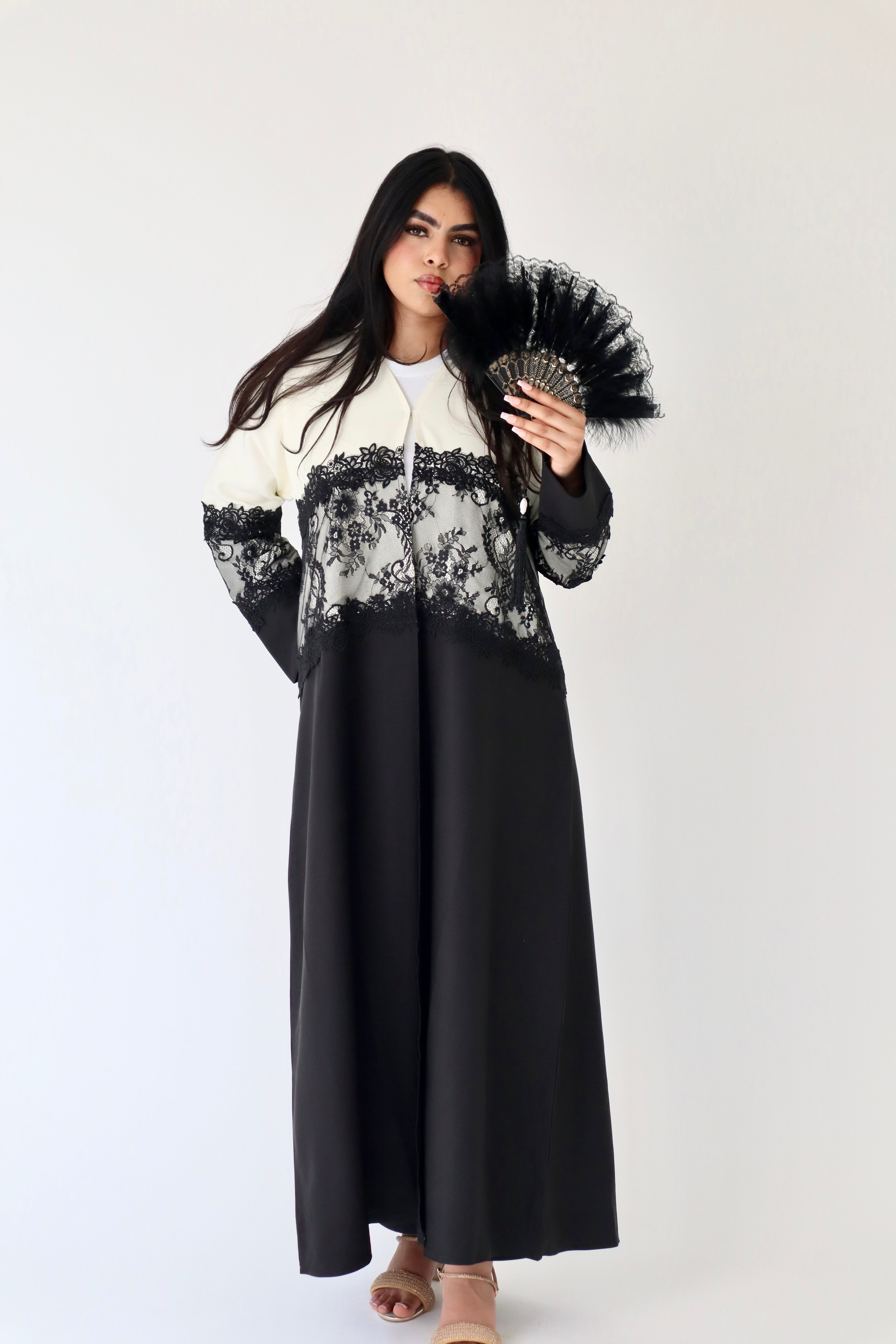 Ophelia Lace Abaya