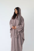 Layali Shimmery Abaya Set – Elegant Luxury 4 Piece Abaya - Lilac